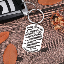 Load image into Gallery viewer, Men's Valentine's Day Gifts for Him Girlfriend Boyfriend from Husband Wife I Love You Keychain Birthday Anniversary Wedding Gifts for Hubby Fiance Couple Bride Groom Cute Keychain from Her Men Women
