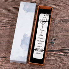 Load image into Gallery viewer, Christian Inspirational Gifts Bookmark for Women Men Book Lovers Bookmarks for Her Girls Kids Bible Verse Religious Gifts Baptism Catholic Christmas Metal Bookmarks Birthday Gifts for Readers in Bulk
