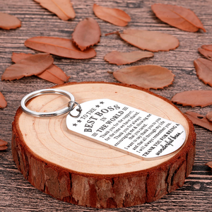 Boss Appreciation Gifts For Office Manager Female Boss Lady Mentor Pm Coach Supervisor Leader Keychain From Coworker Colleague Employee Christimas Valentines Birthday Farewell Goodbye Retirement Gifts Encouragement Key Ring Best Boss Gifts Men Women