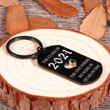 Load image into Gallery viewer, Fun Gifts Graduate Keychain For Daughter Son From Dad Mom Grandparents Nephew Niece Teen Medical Law Grad Students Keyring For Him Her women men boys girls Maters Nurse College High School Students
