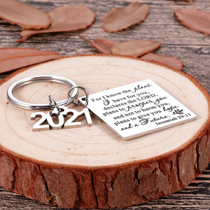 Christian Gift Religious Rings For Women Men Jewelry Lords Prayer Ring Bible Verse Journal Jeremiah 29:11 Inspirational Scripture Keychain From Mom Dad Godfather Church Present Christmas Thanksgiving Day Encouragement Charm For Daughter Son Couple