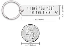 Load image into Gallery viewer, Anniversary Giftss For Husband Wife Birthday I Love You Keychain Giftss For Girlfriend Boyfriend Couple Wedding Giftss From Wifey Hubby Valentine Day Giftss Key Chain For Him Her Presents
