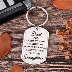 Fathers Day Keychain Gifts for Dad From Kids Son Daughter Men Valentines Best Gifts for Dad Husband Papa Stepdad New Daddy To Be From Stepdaughter Wife Birthday Christmas Stepfathers Day Gifts