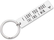 Load image into Gallery viewer, Anniversary Giftss For Husband Wife Birthday I Love You Keychain Giftss For Girlfriend Boyfriend Couple Wedding Giftss From Wifey Hubby Valentine Day Giftss Key Chain For Him Her Presents
