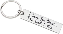 Load image into Gallery viewer, Husband Wife Keychain Gifts For Anniversary Birthday Wedding Gifts From Wifey Hubby Valentine Day Gifts For Girlfriend Boyfriend Couple Key Chain Gifts for Him Her
