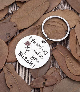 Good Friends Keychain Funny Friendship Long Distance Quarantine Gifts For Friends Reunion Sorority Sister Reunion Gifts For Sisters Women Female Best Friends Girls Besties I Miss You Birthday