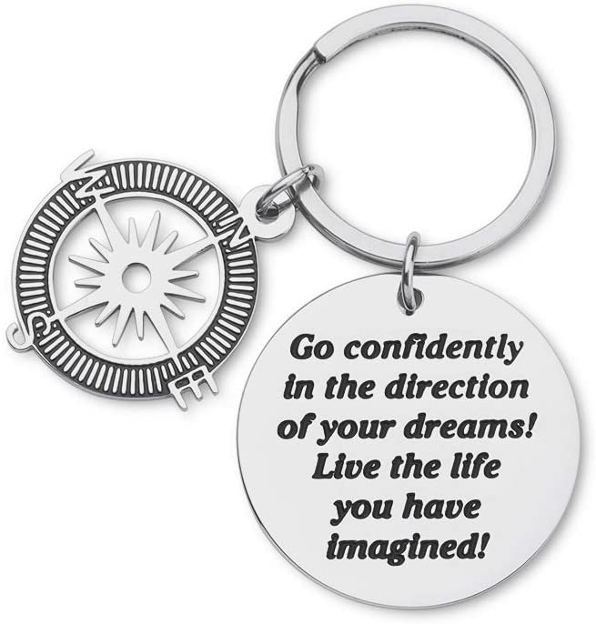 Inspirational Gifts for son daughter keychain Women Men Graduation Gifts For high school college graduates Him Her Graduation Masters Nurses Students from College
