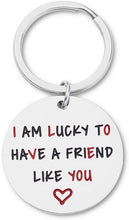 Load image into Gallery viewer, Birthday Gifts for Best Friends Keychain Friendship Gifts for Teenage Girls Women Friends BFF Besties Men Friends Appreciation Thank You Gifts Wedding Gifts for Sisters Him Her Key Ring
