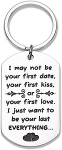 Wife Husband Keychain for Him Her To My Man Woman Gift for Boyfriend Girlfriend Stocking Stuffer Anniversary Wedding Vanlentines Day Gifts To My Wife Key Chain Christmas