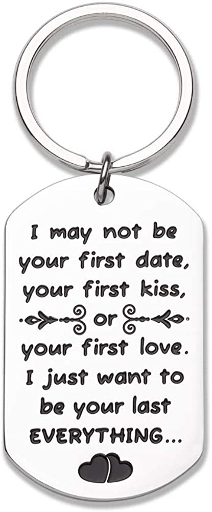 Wife Husband Keychain for Him Her To My Man Woman Gift for Boyfriend Girlfriend Stocking Stuffer Anniversary Wedding Vanlentines Day Gifts To My Wife Key Chain Christmas