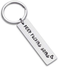 Load image into Gallery viewer, Fleure Esme Graduation Motivational Gifts for Women Men Friends Keep Going Keychain Inspirational Awareness Gifts for Cancer Patients Teens Boys Girls Encouragement Gifts Key Ring for Him Her Present
