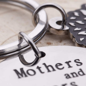 Mothers Day Gifts Keychain For Mom Mothers And Daughters Never Truly Part Mom From Daughter Gifts For Women Birthday Wedding Keyring Bonding Parting Graduation Gifts Keepsake From Mom Daughter
