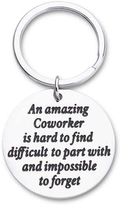 Gifts for Coworkers Men Women Keychain Appreciation Gifts Farewell Gifts for Coworker Supervisor Boss Colleagues Retirement Leaving Gifts Thank You Gifts Birthday Gifts for Him Her