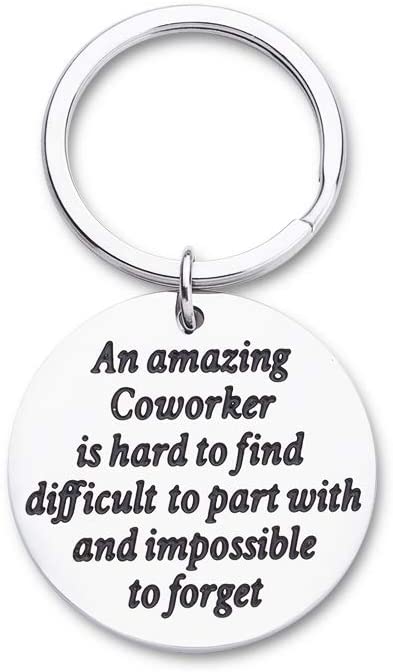 Gifts for Coworkers Men Women Keychain Appreciation Gifts Farewell Gifts for Coworker Supervisor Boss Colleagues Retirement Leaving Gifts Thank You Gifts Birthday Gifts for Him Her