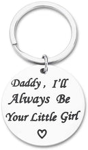 Load image into Gallery viewer, Fathers Day Birthday Gifts for Dad Keychain Son Daughter To Daddy Stepdad Men
