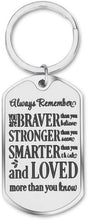 Load image into Gallery viewer, Inspirational Keychain Stocking Stuffers for Him Her Teens Adult Women Friends Son Daughter Christmas Birthday Valentine Gifts Teenage Boy Girls Graduation Present Dogtag Men
