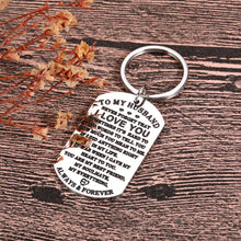 Load image into Gallery viewer, Men's Valentine's Day Gifts for Him Girlfriend Boyfriend from Husband Wife I Love You Keychain Birthday Anniversary Wedding Gifts for Hubby Fiance Couple Bride Groom Cute Keychain from Her Men Women
