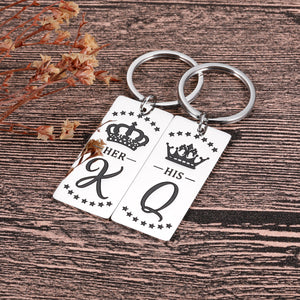 Couples Valentines Day Gifts For Him Boyfriend And Girlfriend Matching Keychain Newly Wedding Gifts For The Couple Bride And Groom To Be Newlyweds Engagement Anniversary Keychain Set For Husband Wife Fiance Keychain Christmas Stocking Stuffers