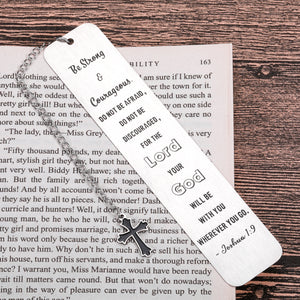 Christian Inspirational Gifts Bookmark for Women Girls Book Lovers Bible Verse Bookmark Gifts for Christmas Baptism Catholic Religious Best Graduation Birthday Gifts for Men Female Friend Bulk Gifts