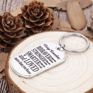 Inspirational Keychain Stocking Stuffers for Him Her Teens Adult Women Friends Son Daughter Christmas Birthday Valentine Gifts Teenage Boy Girls Graduation Present Dogtag Men