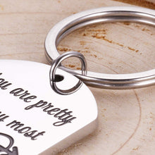 Load image into Gallery viewer, Anniversary Christmas Gifts Keychain For Him Her Boyfriend Girlfriend Valentine Day Birthday Husband Wife Key Chain Gifts Bestfriends Wedding Engagement Gifts Wifey Hubby Gifts Key Chain Presents
