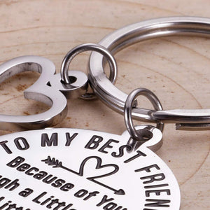 Friendship Gifts to Best Friends Valentine Appreciation Keychain Birthday Gifts for Teenage Girls Women Friends BFF Besties Gal Friends Thank You Gifts Wedding Gifts for Sisters Him Her Key Ring