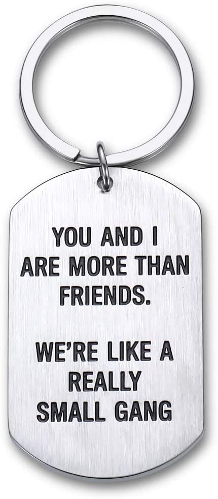 Funny Friendship Keychain Gifts for Best Good Friends Birthday Valentine Gifts for BFF Bestie Women Men Coworker Girlfriends Teenage Girls Boys Appreciation Sisters Him Her Key Ring Jewelry