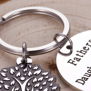 Fathers Day Gifts for Dad Keychain Birthday Christmas Gifts for Daddy Step Dad from Daughter Kids Wife Key Ring Father in Law Father of The Bride Wedding Anniversary for Dad Men Him Stocking Stuffers