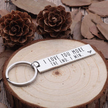 Load image into Gallery viewer, Anniversary Giftss For Husband Wife Birthday I Love You Keychain Giftss For Girlfriend Boyfriend Couple Wedding Giftss From Wifey Hubby Valentine Day Giftss Key Chain For Him Her Presents
