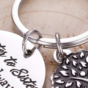 Sister Gifts To Sister From Sisters Day Keychain Christmas Gifts For Girls Women Siblings Day Best Friends Big Little Sisters Appreciation Mothers Day Birthday Valentine Wedding Gifts Sisters Jewelry