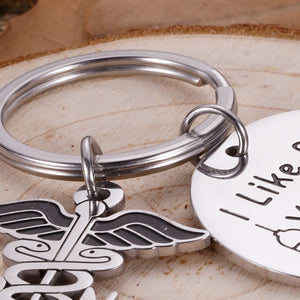 Funny Nurse Appreciation Keychain Gifts for Phlebotomist Nurse Assistant Intern Nursing Coworkers Phlebotomy Technician Nurse Graduation Key Chain RN Medical Students Women Men LPN Jewelry Presents