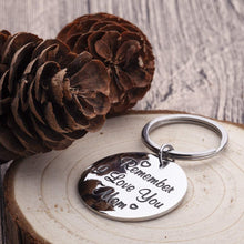 Load image into Gallery viewer, Mothers Day Keychain Gifts for Mom from Daughter Son Remember I Love You Mom Birthday Gifts for Women Mommy Key Ring Wedding Stocking Stuffers for Her
