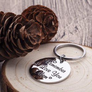 Mothers Day Keychain Gifts for Mom from Daughter Son Remember I Love You Mom Birthday Gifts for Women Mommy Key Ring Wedding Stocking Stuffers for Her