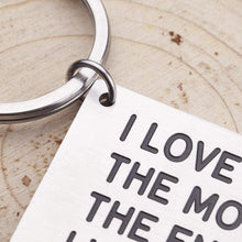 Load image into Gallery viewer, Anniversary Gifts for him her Husband Boyfriend Keychain Gifts for Wife Girlfriend Birthday Wedding Gifts from Wifey Hubby Valentine Day Gifts Couple Key Chain Tag Present for Men Women
