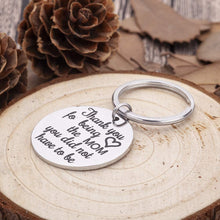 Load image into Gallery viewer, Gifts for Step Mother New Mom Keychain Wife Birthday Gifts Keychain Mothers Day Gifts From Husband Anniversary Wedding Gifts For Mother Of The Bride Groom Presents From Daughter Son Kids Key Tag
