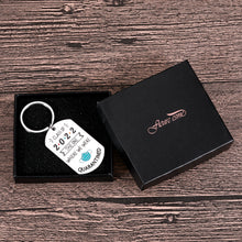 Load image into Gallery viewer, Graduation Quarantine Gifts for class of 2022 Funny Keychain the one where we were quarantined high school college Graduates seniors Masters Nurses Medical School Students Gifts for Women Men Him Her
