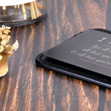 Load image into Gallery viewer, Valentine Gifts for Him Her Men Wallet Card Insert Black Husband Christmas from Wife Girlfriend Boyfriend Anniversary Birthday Gift Mini Love Note Wedding Engagement Gifts for Groom Fiance I love you
