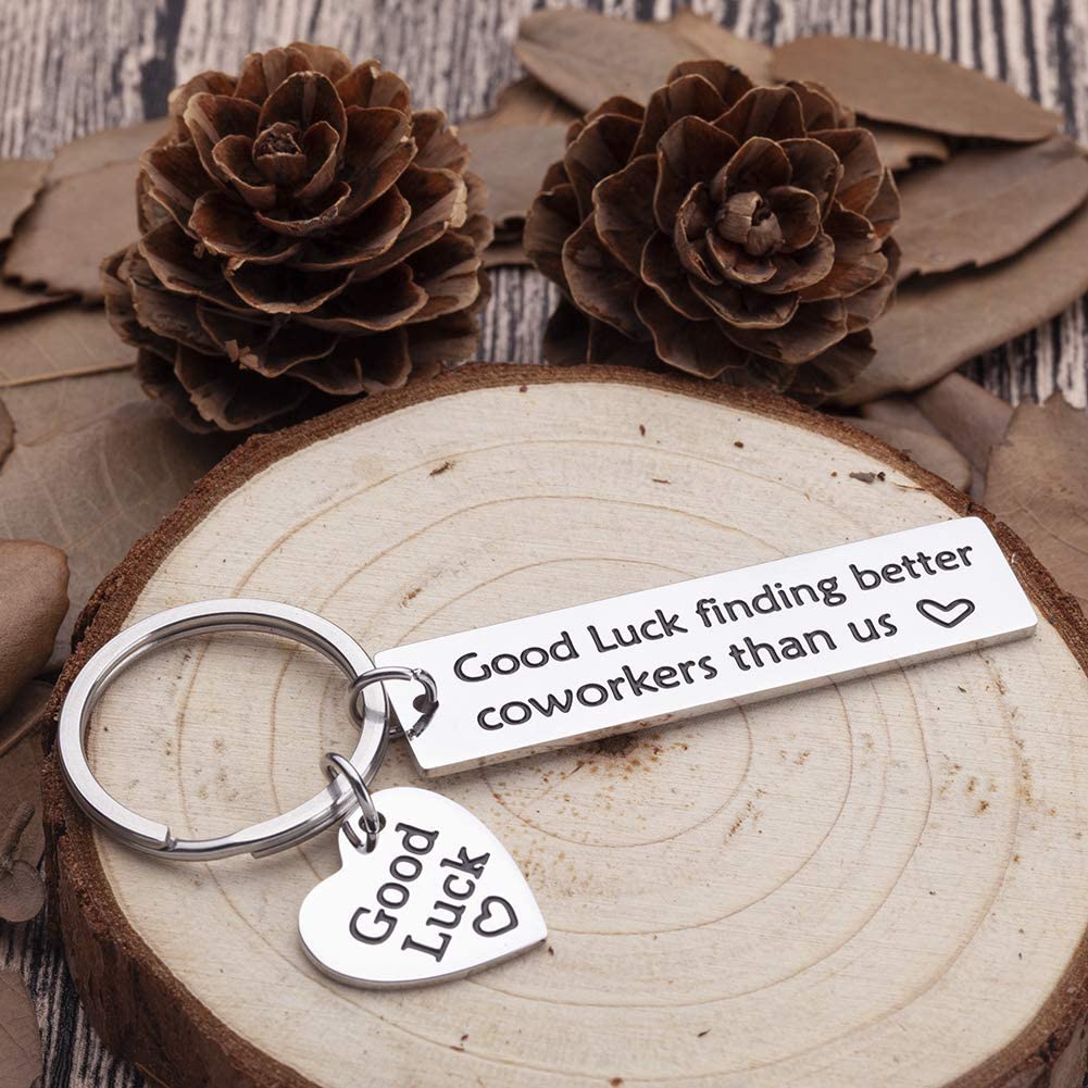 Coworkers Leaving Gifts Keychain For Men Women Good Bye Farewell Parting Going Away Gifts For Coworker Supervisor Boss Colleagues Friends Promotion Quitting Gifts For Him Her Presents