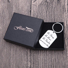 Load image into Gallery viewer, Inspirational Gifts Encouragement Keychain for Teens Boys Girls Young Women Men Friends Birthday Gifts for Son Daughter Be Strong Braver Fearless Key Chain Dog Tag for Him Her Presents
