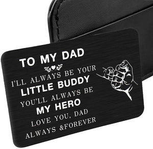 Son to My Dad Wallet Insert Card Valentine’s Day Gifs From Son For Dad Fathers Day Gifs Christmas Birthday Son To Step Dad from Little boy Kids I Love You Father Step Father Figure Wedding Men Him