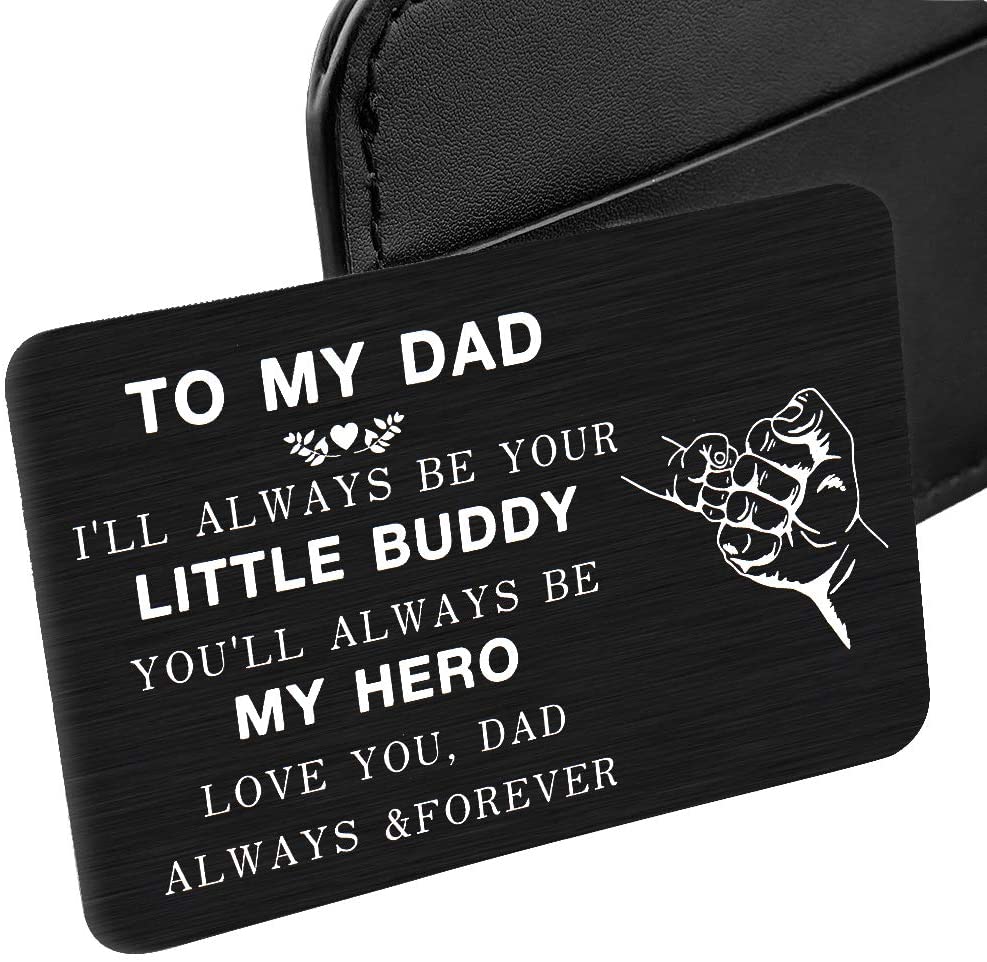Son to My Dad Wallet Insert Card Valentine’s Day Gifs From Son For Dad Fathers Day Gifs Christmas Birthday Son To Step Dad from Little boy Kids I Love You Father Step Father Figure Wedding Men Him