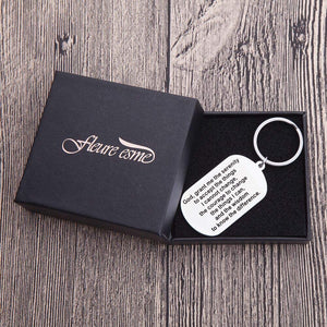Encouragement Gifts Keychain for Men Women Serenity Prayer Dog Tag Sobriety Addiction Recovery AA Gifts Inspirational Gifts for Him Her Birthday Religious Jewelry Key Chain