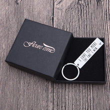 Load image into Gallery viewer, Anniversary Giftss For Husband Wife Birthday I Love You Keychain Giftss For Girlfriend Boyfriend Couple Wedding Giftss From Wifey Hubby Valentine Day Giftss Key Chain For Him Her Presents
