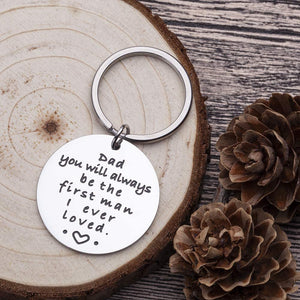 Fathers Day Birthday Gifts for Dad Keychain Son Daughter To Daddy Stepdad Men