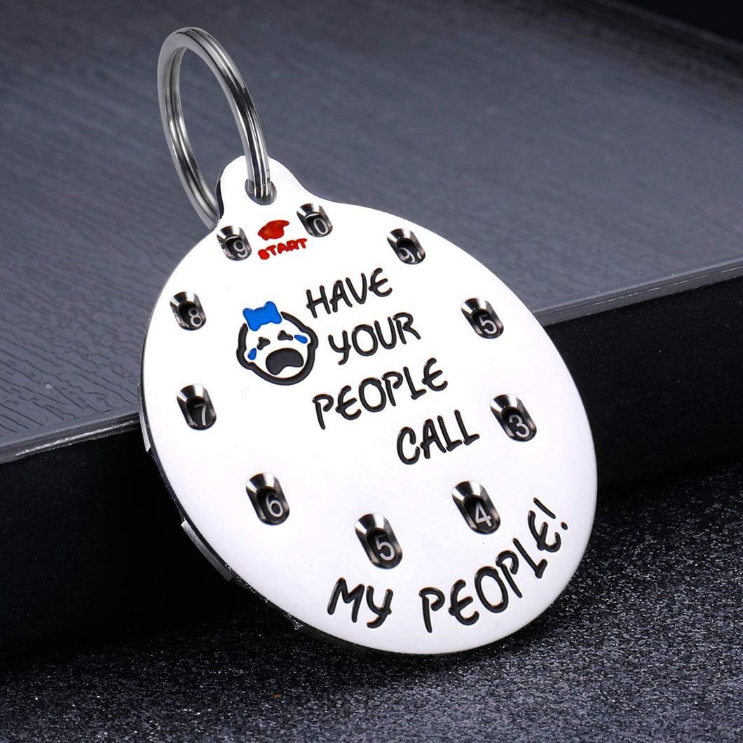 DIY Reusable Dog Tag For Dogs Engraved Funny Personalized Custom Dog Cat ID Tag Pet tag Cat Puppy Pet Id Pet Tags For Dogs Cats Kitten Collar Tag For New Pets Puppy Cats Round Shape Hilarious