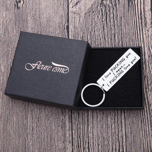 Love Keychain-gifts-boyfriend-husband-him-her I love you key chain funny gag gifts for hubby valentine day anniversary wedding birthday gifts for from girlfriend wife couple her presents