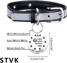 Load image into Gallery viewer, DIY Reusable Dog Tag For Dogs Engraved Funny Personalized Custom Dog Cat ID Tag Pet tag Cat Puppy Pet Id Pet Tags For Dogs Cats Kitten Collar Tag For New Pets Puppy Cats Round Shape Hilarious
