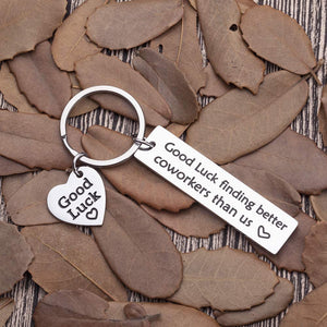 Coworkers Leaving Gifts Keychain For Men Women Good Bye Farewell Parting Going Away Gifts For Coworker Supervisor Boss Colleagues Friends Promotion Quitting Gifts For Him Her Presents