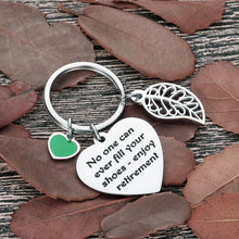 Load image into Gallery viewer, Retirement Gifts Keychain for Women Coworker Leaving Gifts for Retirees Office Colleague Boss Goodbye Farewell Gifts for Him Her Nurses Teachers Military Army Navy Retirement Key Chain Present
