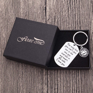 Firefighter Keychain gifts For Men Him Fireman Husband Boyfriend First Responder Gifts I Love You Key chain For Anniversary Birthday Wedding Gifts For Hubby Valentine Gifts Firefighter charm